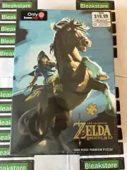 Nintendo Legend Zelda Breath Of Wild Hero Rides 1000 Piece Puzzle GameStop Only