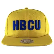 Mitchell & Ness HBCU DIVINE Snapback Hat Cap Adjustable Yellow/Blue Limited OSFA