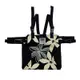 日本Eightex-日製攜帶型座椅安全帶(花樣黑)(寶寶餐桌安全/嬰兒餐椅/寶寶餐椅)