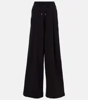[Dries Van Noten] Dries Van Noten Cotton wide-leg pants AU 10 black