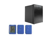 Kings Stayzcool 85L Fridge Freezer -12V/24V -Upright + Dual Zone Thermometer