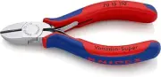 KNIPEX Tools - Diagonal Cutter, Chrome, Multi-Component (7015110)