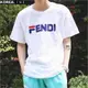 ZINIF 搖滾星球╳正韓代購 FILA韓式翻玩FENDI LOGO短T / 2色 Y977657