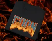 DOOM parody GOON joke Shirt humor top casual graphic