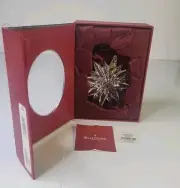 Waterford Crystal 2013 Annual Snowstar ornament w/ enhancer Boxed .