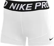 [Nike] Women's Pro Compression Tights (M, White/Black)
