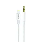 (1 Pack) TRANYOO (T-E19) 1M Lightning to 3.5mm Audio Aux Auxiliary Stereo Cable Cord Headphone Jack Adapter Male For Apple iPhone iPad & iPod