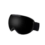 Ski Goggles with Large Spherical Double Layers Antifog Goggles Climbing Goggles for Women and Men Black frame black film