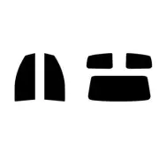 For Daihatsu Cuore 3-door Hatchback 2007-16 Full Pre Cut Window Tint Kit Film