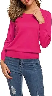 SANGTREE Women's Crewneck Soft Knit Pullover Sweater