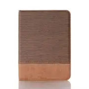 MCC iPad mini (A17 Pro) 2024 Hybrid Smart Leather Case Cover inch mini7 Apple 7th Gen 7 [Bronze]