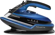 Rowenta Freemove DE5010 Steam Iron, Black & Blue Model, 2400 W, Wireless Technology, Practical Functions