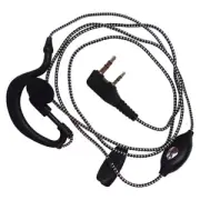 Two Way Radio UV5R Woven Earpiece 2-pin for Portable Security Walkie-talkies