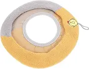 Toilet Seat Cover Handles Heavy Duty Seat Pad for Bathroom Easy Clean Gray Yellow