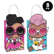 8 Pack LOL Surprise Together 4EVA Create Your Own Paper Kraft Bags Kids Birthday Gift Bags
