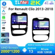 For Renault Clio 2013-2018 Carplay Screen Car Radio Multimedia GPS Navigation