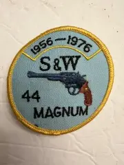 S&W Smith and Wesson Patch Revolver Patch 44 Magnum Sew On Vintage