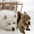 Dog Squeaky Plush Toy Furniture Protection Funny Cute Dog Squirrel Plush Toy