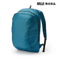 在飛比找momo購物網優惠-【MUJI 無印良品】可折疊撥水加工聚酯纖維後背包(深綠)