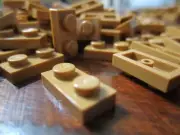 LEGO 1x2 Flesh Plate (25 pieces) #3023