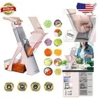 Dishwasher Safe Mandoline Slicer - Adjustable Thickness Veggie Chopper - Pink