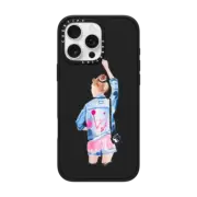 iPhone 16 Pro Max Impact Case MagSafe Compatible Chic Back Lady