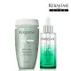 【KERASTASE 巴黎卡詩】極酵平衡舒緩特效組(頭皮精華90ml+洗髮精250ml/去屑/控油/舒緩/保濕)