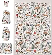 Transfer Paper for Clay - Flower Pottery Sheets,Water Soluble Transfer Paper Rustic Colorful Flower Decals Handmade for Earrings Crafts Pottery Jewelry