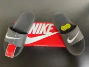 Brand New Nike Kawa Slide (GS/PS) Sandals Size 3Y Black/White 819352-001