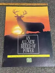 John Deere 6000 7000 Tractor An All-New Breed Of Power Information Brochure 1992
