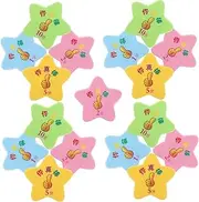 40pcs Decorative Rewards Tokens Star Shape Tokens for Boys and Girls Encourage Habits in Classroom Parties