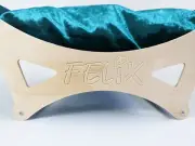 Pet Hammock Wood Stand Bed Dog Cat Pet Wooden Frame Hammock Sleeping Bed Pet toy