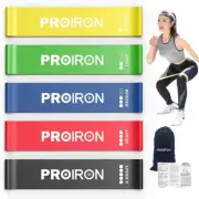 Resistance Loop Bands, Exercise Bands Set of 5 Rubber Latex Anti-Slip Resistance
