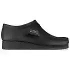NEW MENS CLARKS ORIGINALS WALLABEE LIMITED EDITION BLACK LEATHER LOW TOP SHOES
