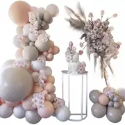 Balloon Arch Kit Set Birthday Wedding Party Balloons-105 Orange & Grey Set
