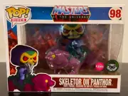 Skeletor on Panthor MOTU Flocked POPC 98 FUNKO Pop! Vinyl NEW IN MINT BOX