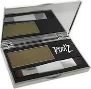 Rootz Blonde Grey Root Touch Up Temporary Concealing Powder with Unique Dual Action Brush - Instantly Cover Grey Roots, Shape & Thicken Eyebrows - Smudge Proof, Waterproof & Wax Free