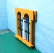 1:12 Scale Window Frame Window Furniture Dollhouse Miniatures Accessory DIY