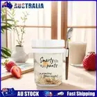 Glass Meal Prep Container with Lid and Spoon Canning Jars Food Jars & Canisters