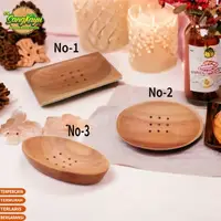 在飛比找蝦皮購物優惠-Kayu 木製肥皂盤木製橢圓形肥皂餐墊木製肥皂容器 3 號桃