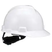 MSA-475358 White V-Gard Polyethylene Cap Style Hard Hat Ratchet (10 each Case)