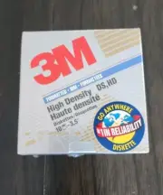 3M High Density 3.5" Diskettes 10 Pack IBM Formatted DS HD Floppy Disks SEALED