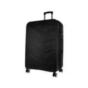 Pierre Cardin 70cm MEDIUM Hard Shell Case Luggage Bag 111.3L - Black