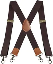[rockible] Suspender for Men Fashion Elastic Straps for Formal Events Costume Party