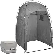 Generic Portable Camping Toilet with Tent 10+10 L