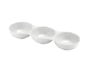 Ladelle Alto Serve & Share 3 Pod Porcelain Serving Bowl Dinnerware/Kitchenware