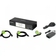 Iogear GCS1932H 2-PORT 4K KVM WITH HDMI CONNECTION TAA COMPLIANT