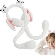 [Generic] Kids Winter Earmuffs - Winter Plush Panda Earmuffs - Winter Fun Accessory for Walking, Outdoor Riding, Travel, Skiing and Camping
