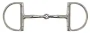 Showman Stainless Steel D-Ring Bit w/ 5" Broken Snaffle Mouth