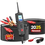 Test Light Automotive Circuit Tester with 20FT Extension Cord, Power Black